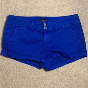 American Eagle Outfitters blue shorts